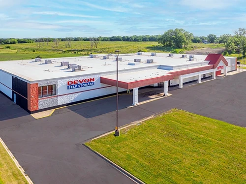 Devon Self Storage Kenosha, Wisconsin - 3401 80th St. storage facility exterior view