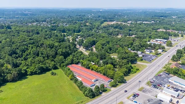 Devon Self Storage in Old Hickory, TN drone view