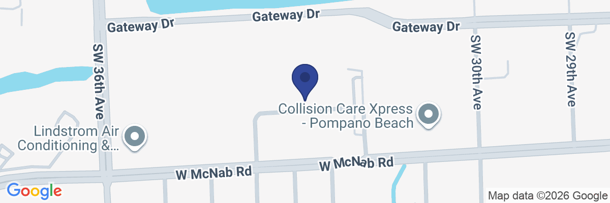 Map showing facility locations