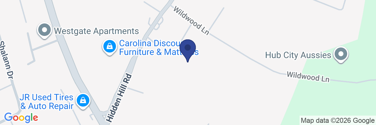 Map showing facility locations