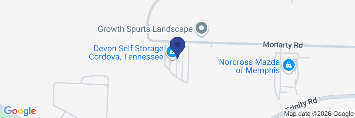 Map showing facility locations