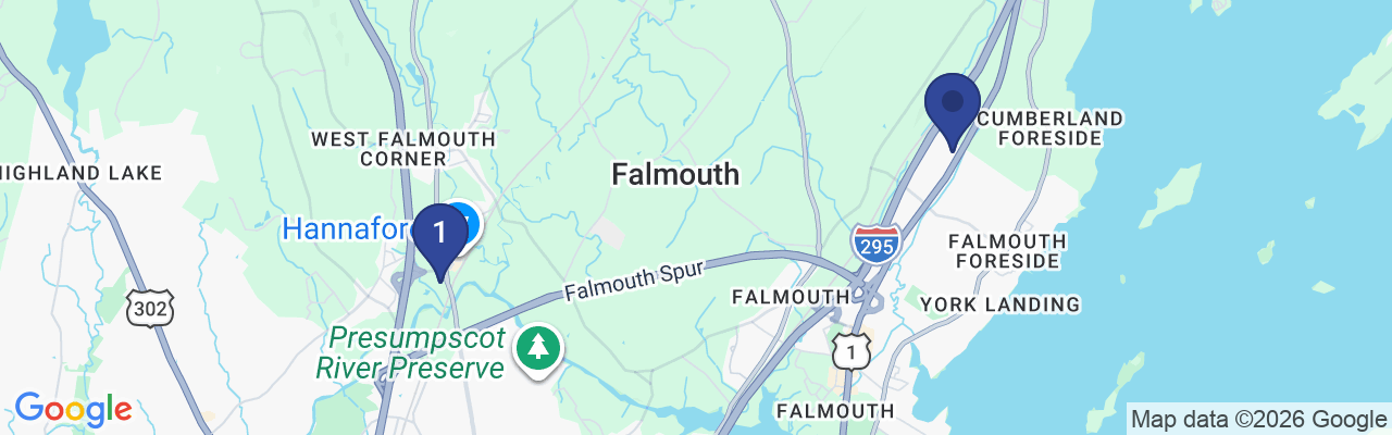 Map showing facility locations