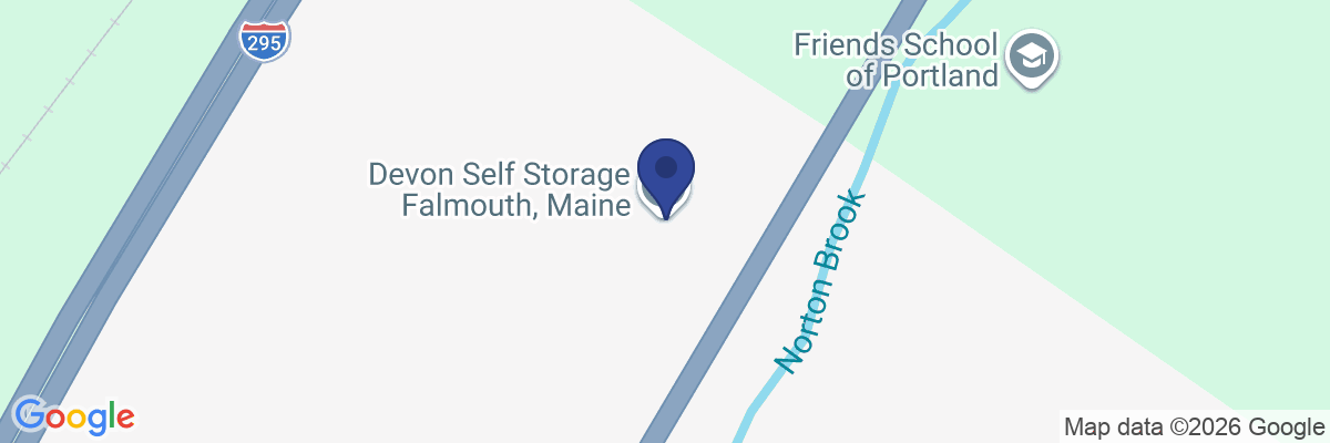 Map showing facility locations
