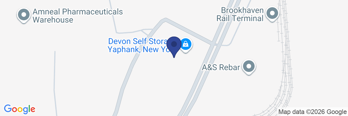 Map showing facility locations
