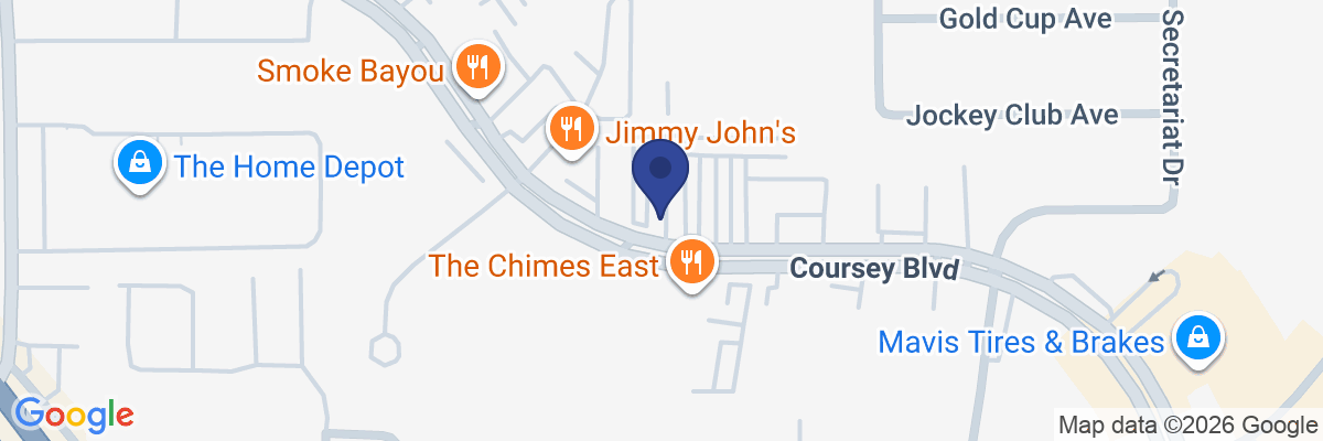 Map showing facility locations