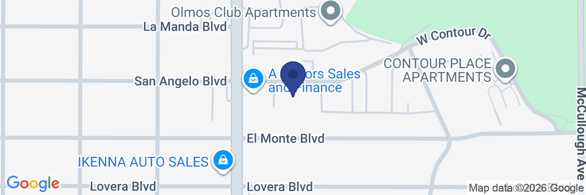Map showing facility locations