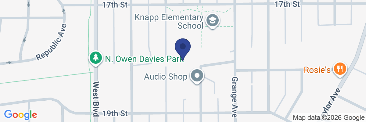 Map showing facility locations