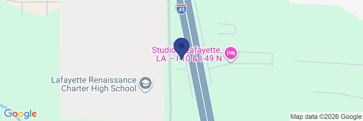 Map showing facility locations