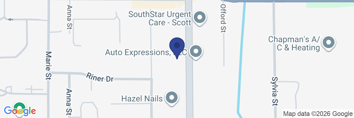 Map showing facility locations