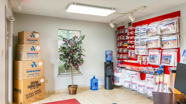 Interior image of Devon Self Storage merchandise in North Cordova, TN